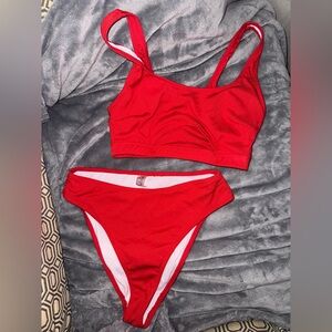 SHEIN Red Bikini Set